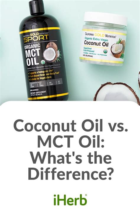 Coconut And Mct Oil Are Both Sources Of Medium Chain Triglycerides But