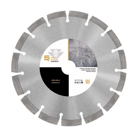 Disc Diamantat 400x25 4 Mm Smart Quality Beton Pentru Beton EMAG Ro