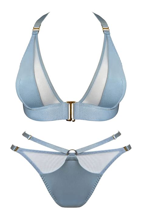 Bordelle Vero Triangle Bra Set Sheer