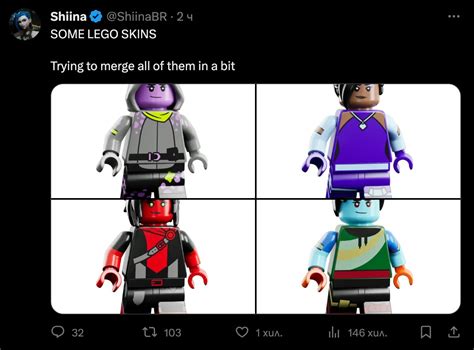 Fortnite X Lego All Skins December