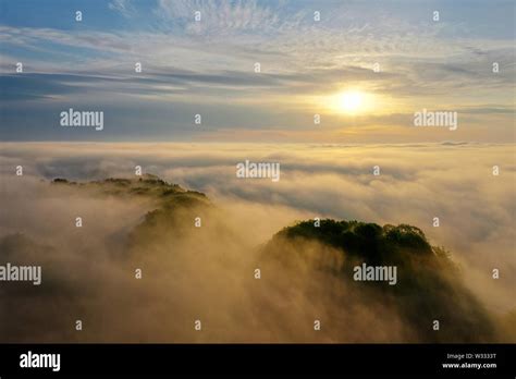 Aerial Photography of Sea of Clouds Stock Photo - Alamy