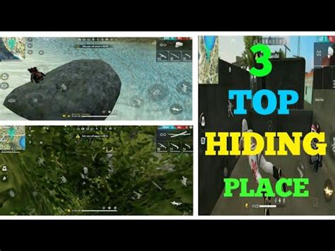 Top Best Hiding Place In Free Fire Youtube