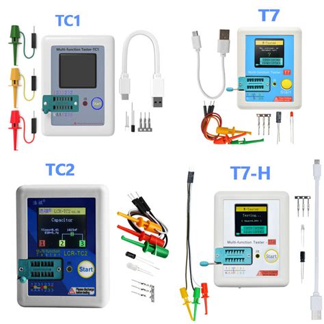 LCR T7 Transistor Tester TFT Diode Triode Capacitance Meter LCR Meter