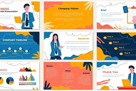 Cara Membuat Template PPT Keren - PPT Aesthetic Flat Design - Sakkarupa