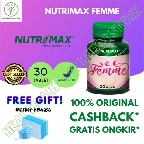 NUTRIMAX FEMME 30 TABLET Lazada Indonesia