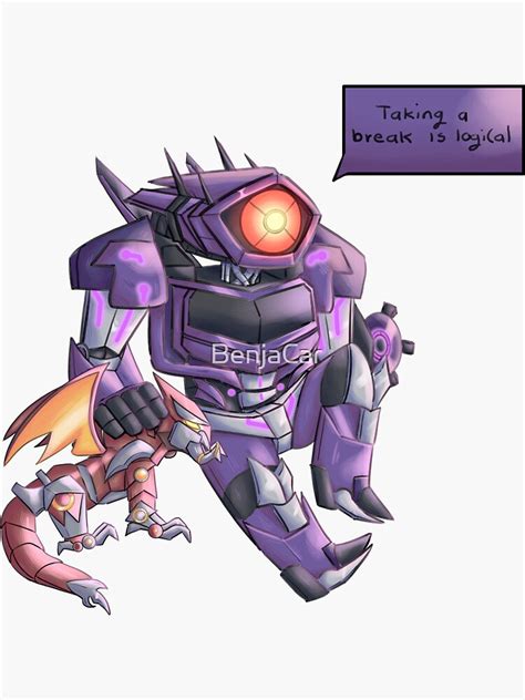 "Shockwave and Predaking Transformers Prime" Sticker by BenjaCar ...