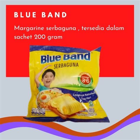 Blue Band Blueband Serbaguna Margarine Mentega Sachet Gr Lazada