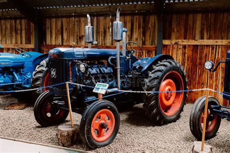 A Fordson Major Tractor Ford Restored And On Display Editorial Image