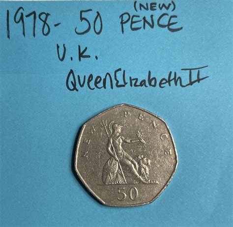 United Kingdom Queen Elizabeth Ii New Pence Coin Ebay