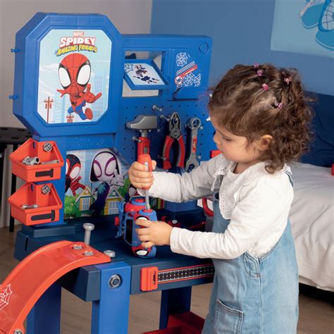 Etabli Bricolo Center Spidey Smoby King Jouet Bricolage Smoby