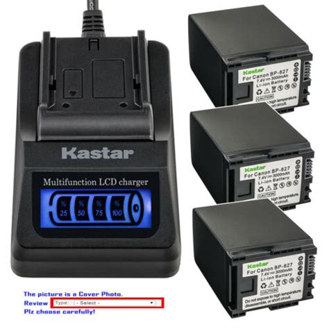 Kastar Battery Lcd Quick Charger For Canon Bp Canon Vixia Hf Hf