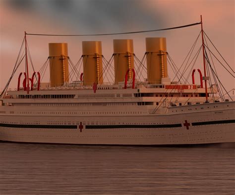 Artstation Hmhs Britannic 1914 Game Assets