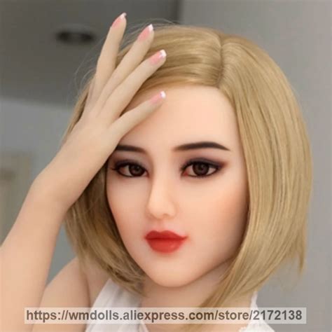 Wmdoll Sex Dolls Head For Sex Oral Real Tpe Silicone Doll Lifelike