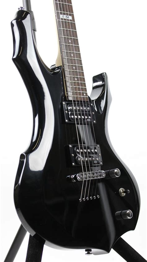 Esp Ltd F 50 Black Electric Guitar Sampleprototype