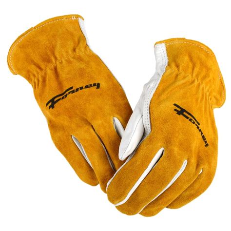 Split Back Cowhide Leather Driver Work Gloves Men S M