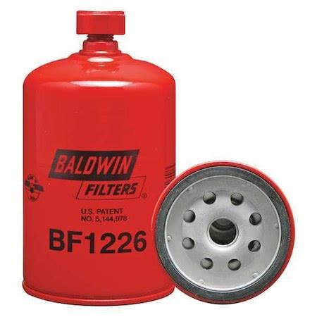 Baldwin Filters Fuel Filter Spin On 3 1 32 In Outside Dia M16 1 50