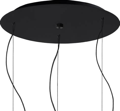 Lampa wisząca Stilla 3 czarna Kaspa 11162302 Fabryka Form