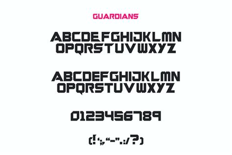 Guardians of the Galaxy Font Free Download | FontSwan