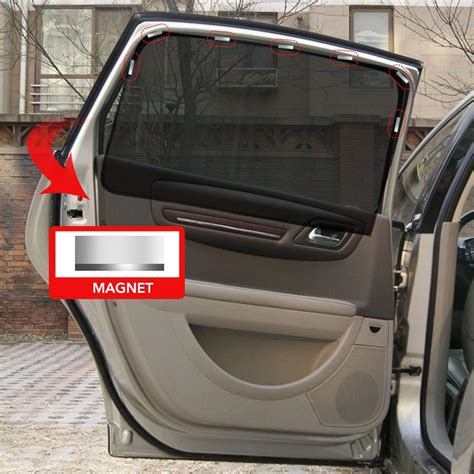 Goedkope Magnetic Car Sun Shade UV Protection Car Curtain Car Window