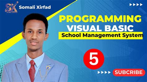 Casharkii 5aad Vbnet School Management System Afsomali Youtube