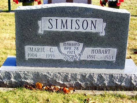 Hobart Simison Memorial Find A Grave