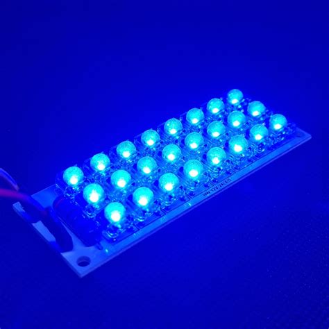 Lampara Led Super Brillante Piranha Led Azul Leantec Es