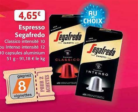 Promo Espresso Segafredo Chez Colruyt ICatalogue Fr