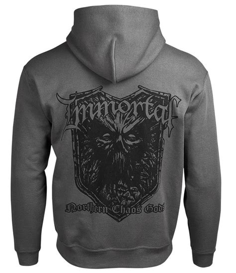 Bluza Immortal Chaos Rozpinana Z Kapturem Szara Sklep