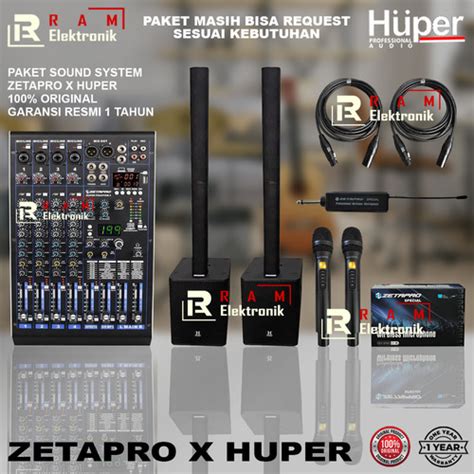 Jual Paket Sound System Huper Genesis Zetapro Super Phantom