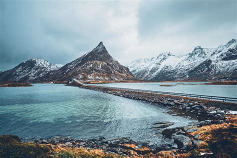 Les ponts de Fredvang Îles Lofoten Norvège Voyage en Norvège