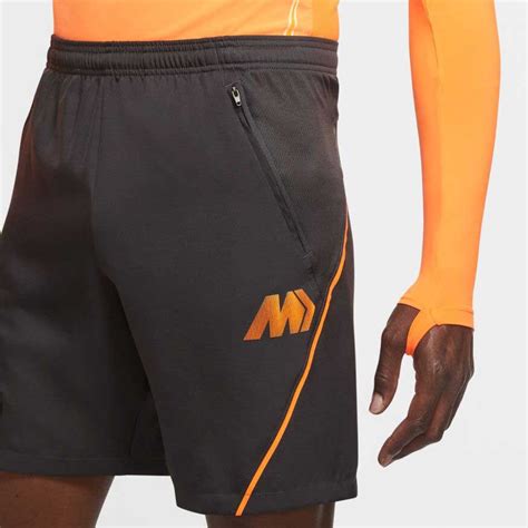 Nike Dri Fit Mercurial Strike Shorts Schwarz Orange Soccercity