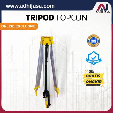 Tripod Statif Topcon Untuk Total Station Gps Rtk Original Lazada