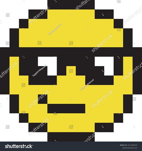 Smiling Cool Emoji Sunglasses Yellow Stock Vector (Royalty Free ...