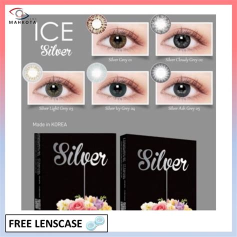 Jual Softlens Ice Silver Normal Minus S D By Exoticon