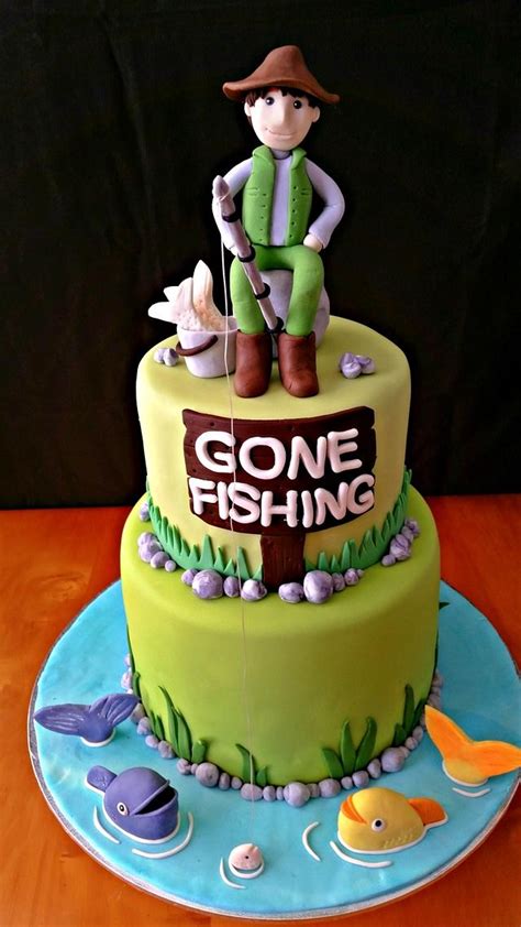 Fish Birthday Cake - Fishing Birthday - CakeCentral.com / Birthday cake ...