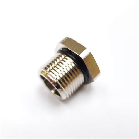 Bimed Brass Nickel Plated Exe Exd Hex Head Stopping Plug With O Ring