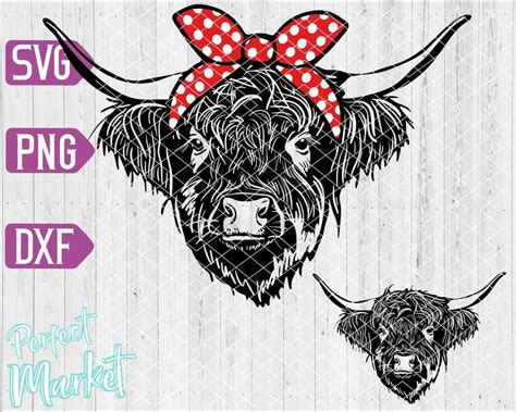 Highland Cow Svg Cut File