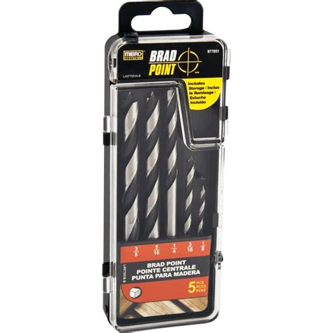 Mibro 5 Piece Brad Point Drill Bit Set | Home Hardware