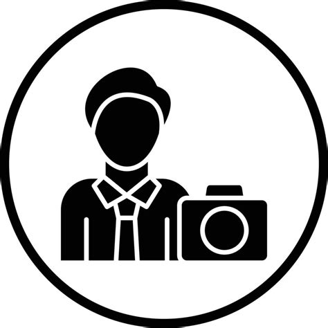 Cameraman Vector Icon Design Vector Art At Vecteezy