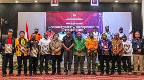 Kpu Provinsi Papua Pegunungan Tetapkan Pemilih Melalui Pleno