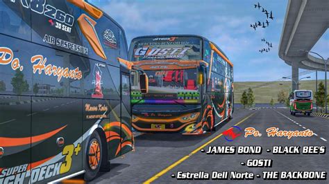 BUSSID LIVERY PO HARYANTO MOD JB3 SHD ANGGA SAPUTRA CVT FARID