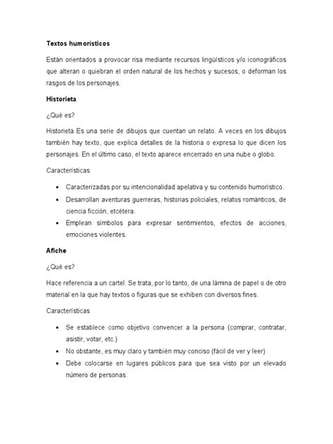 Textos Humorísticos Pdf