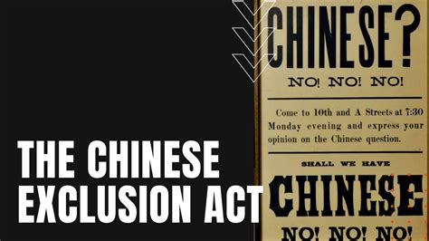 Chinese Exclusion Act Of 1882 Daily Dose Documentary