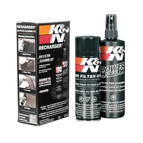 K N Cleaning Kit Aerosol Oil And Cleaner