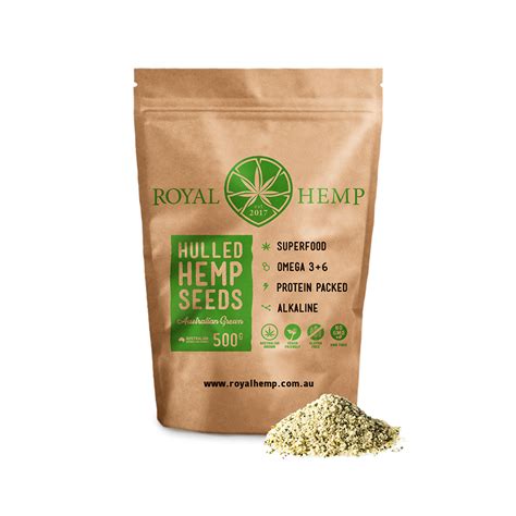 Hulled Hemp Seeds (500g) | Royal Hemp Products