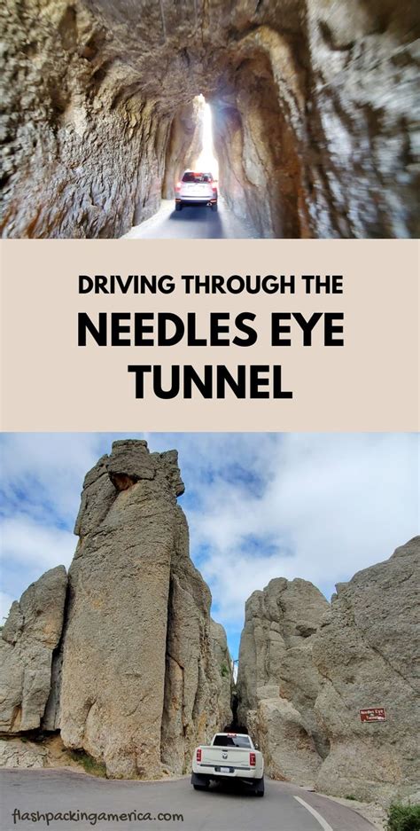 South Dakota Tunnel Needles Eye Tunnel Narrow One Lane Road What S