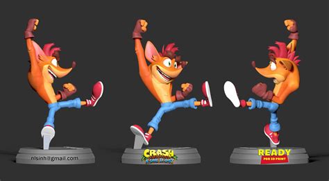 Crash Bandicoot D Model By Sinh Nguyen