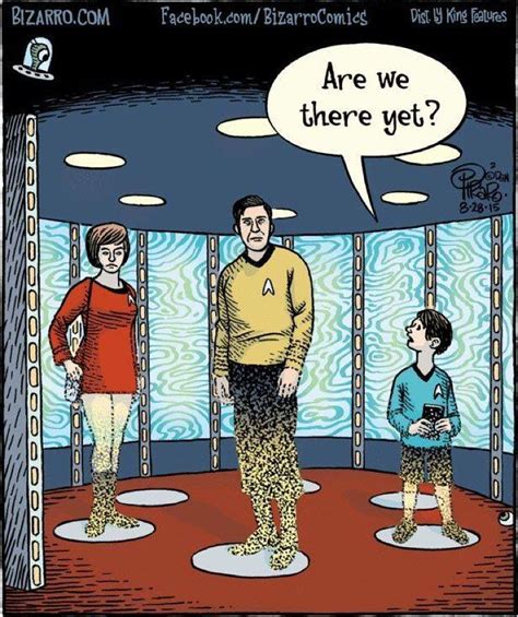 Are We There Yet Bizarro Comic Star Trek Funny Fun Comics