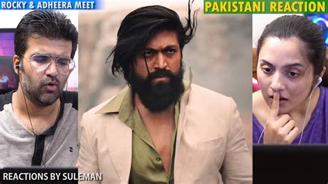 Pakistani Couple Reacts To Rocky Adheera First Meeting Kgf Chapter