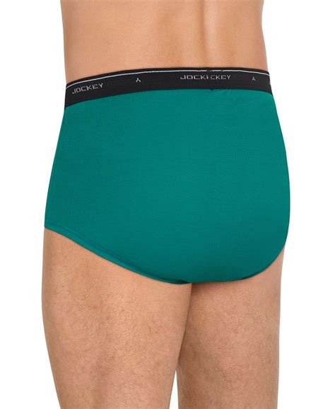 Jockey Men S Classic Collection Full Rise Briefs 4 Pack Macy S